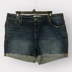 Torrid Plus Size 18 Classic Fit Blue Denim Shorts
